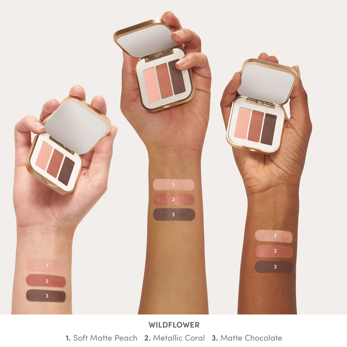 Jane Iredale PurePressed® Eye Shadow Triple (9 options)