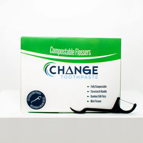 Change Toothpaste Compostable Flossers (50 Pack)
