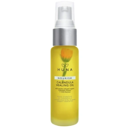 Huna Skin Calendula Healing Oil Organic Skincare Made in Canada Natural Cruelty-free
